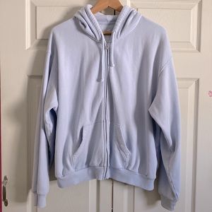 Feel Good Oversized Zip-Up Hoodie